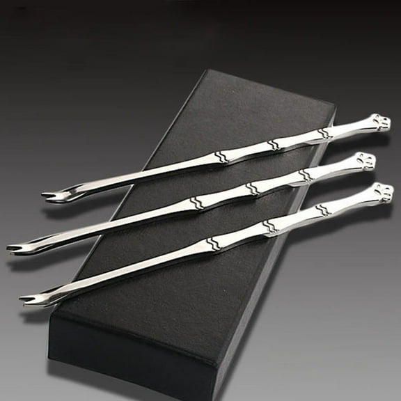 GOOHOCHY 5Pcs Crab Forks Stainless Steel For Seafood Handling In Restaurants And Hotels