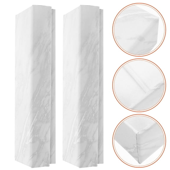 GOOHOCHY 5Pcs Cute Stationery Boxes in Marble Grey for Birthday and Awards Ceremony