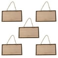 thumbnail image 1 of HONMEET 5-Pack Rustic Wooden Plaques Unfinished Craft Signs for Home Decor, Shop Displays, Projects and Decorations, 1 of 8