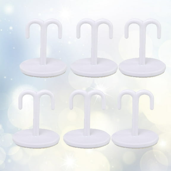 GOOHOCHY 6 PCS Decoration Hooks Ceiling Hook Sturdy Hooks Robe Hooks M