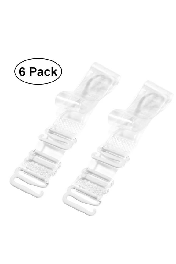 Bra Invisible Bra Strap Transparent Silicone 6 Pairs