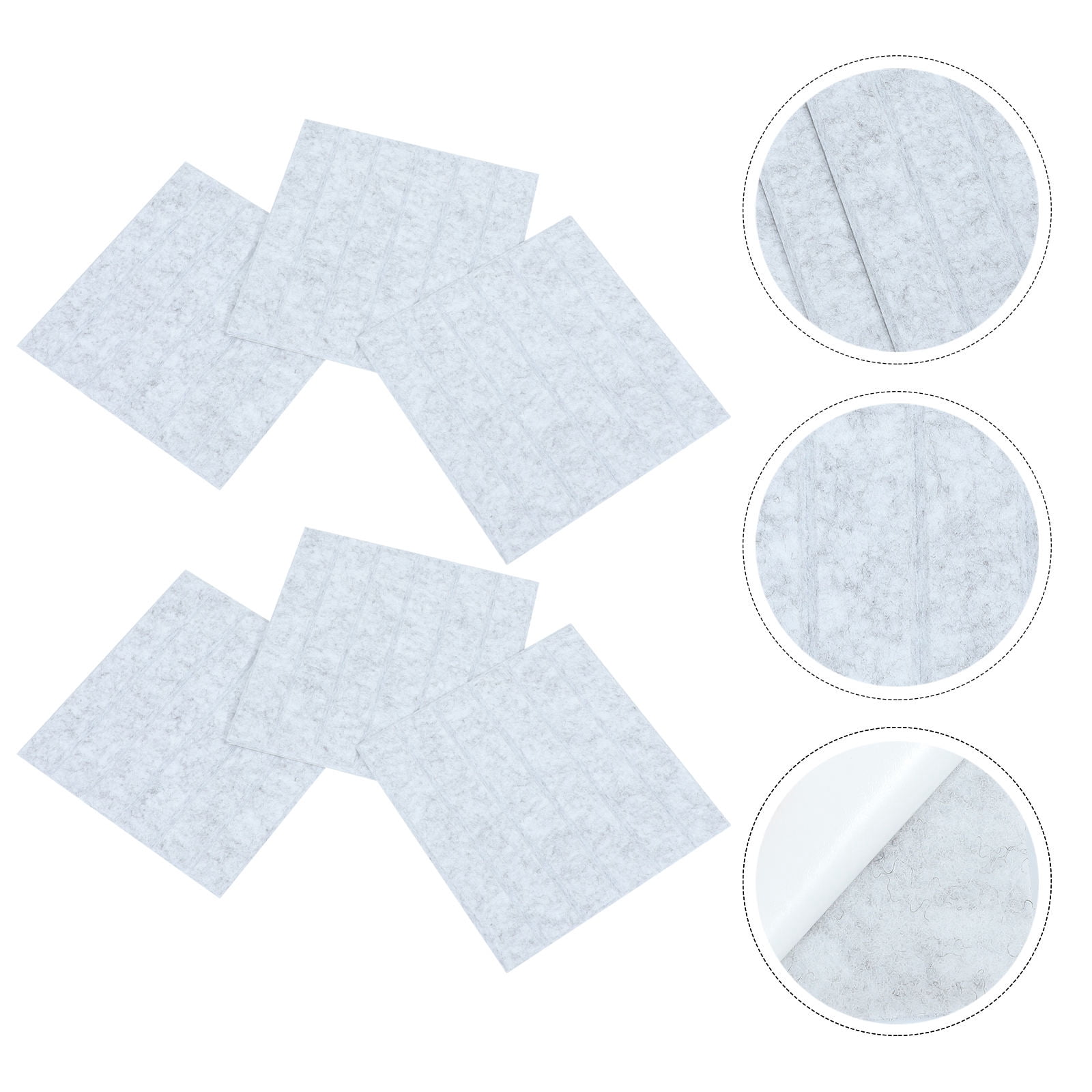GOOHOCHY 6-Pack Acoustic Sound Absorbing Panels for Soundproofing, Noise Reduction Boards for Home Studio