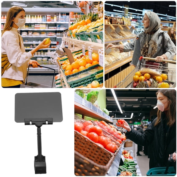 GOOHOCHY 6 Pcs Board Boards Sturdy Message Board Child 15.00X10.50X0.20CM Black