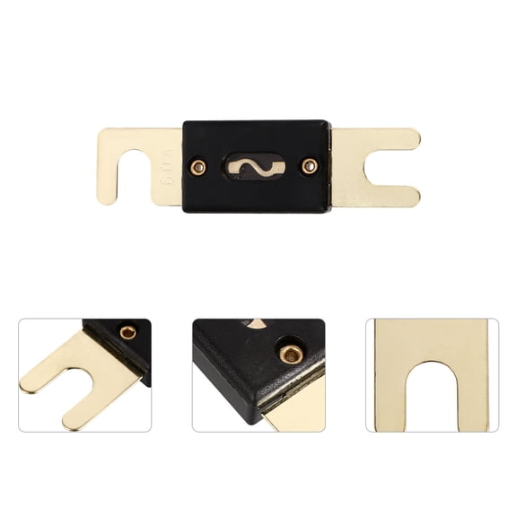 Mobutofu Fuse for Car Sound ANL Fuse Black 6Pcs for Electrical Equipment Protection