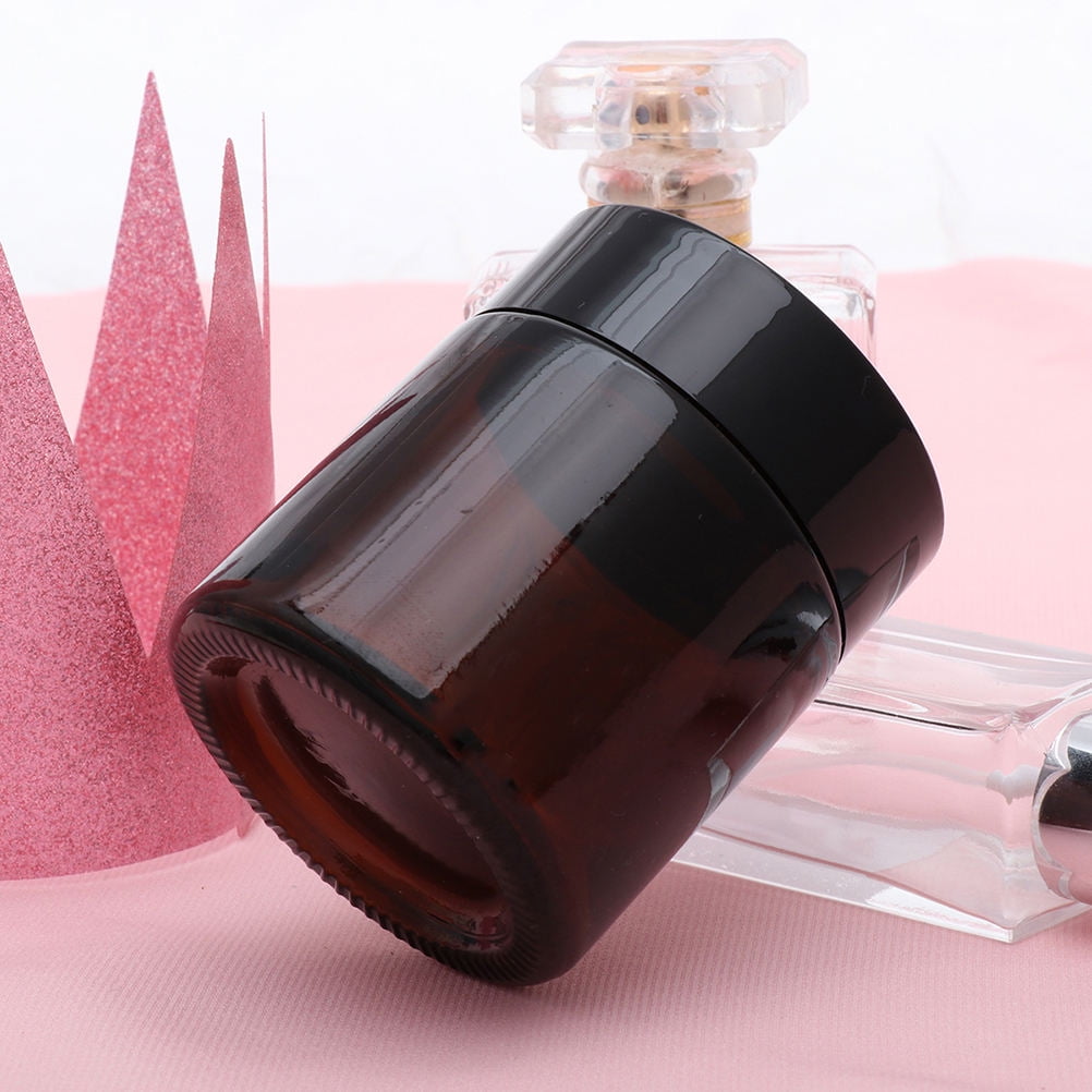 Mobutofu portable refillable liquid containers Cream Bottle Glass 6Pcs