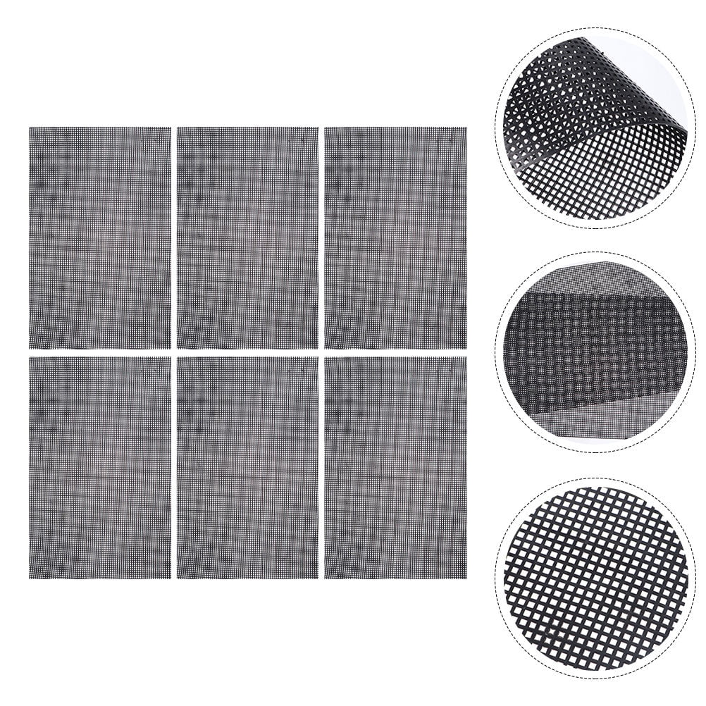 GOOHOCHY  6 Pcs Crochet Coasters DIY Mesh Sheet Material Cup Handmade