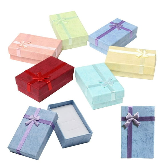 GOOHOCHY 6 Pcs Jewelry Packaging Rings Packing Box Small Gift