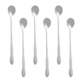thumbnail image 1 of GOOHOCHY  6 Pcs Long Spoon for Mixing Drinks Table Spoons Silverware Stainless Steel, 1 of 8