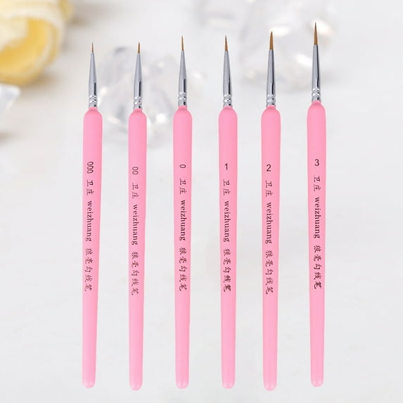 GOOHOCHY 6 Pcs Paintbrush Pencil Watercolor Brushes Gouache Child