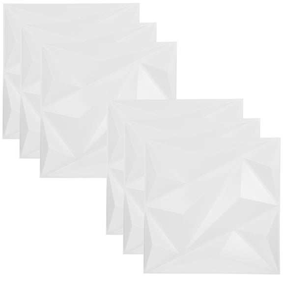 GOOHOCHY  6 Pcs Pvc Three-dimensional Board Boards for Panel Wallpaper