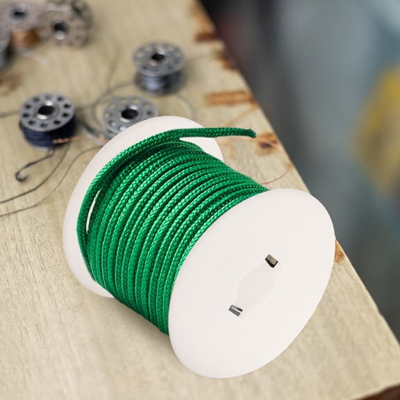 GOOHOCHY 6 Pcs Spool I-shaped Wheel Bobbin Holder Embroidery Thread White