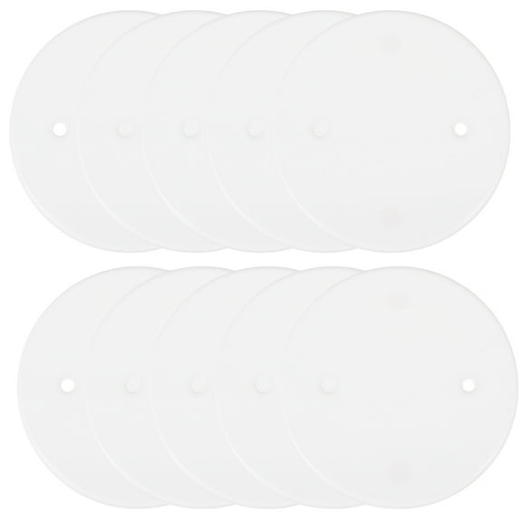 GOOHOCHY Wiring Application Electrical Panel Cover PP 60Pcs Octagonal 4.13X4.13X0.12in