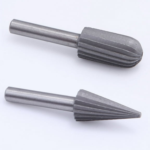 GOOHOCHY 6PCS High Carbon Steel Routing Router Bits Burr Rotary Tools Suit Woodworking Carving Engraving Drilling Rotary Tools