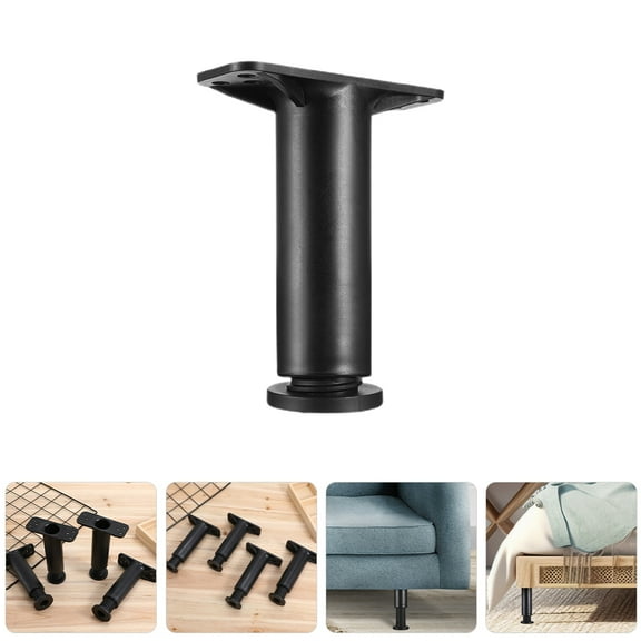 GOOHOCHY 6Pcs Adjustable Furniture Legs for Bed and Table in PVC Material