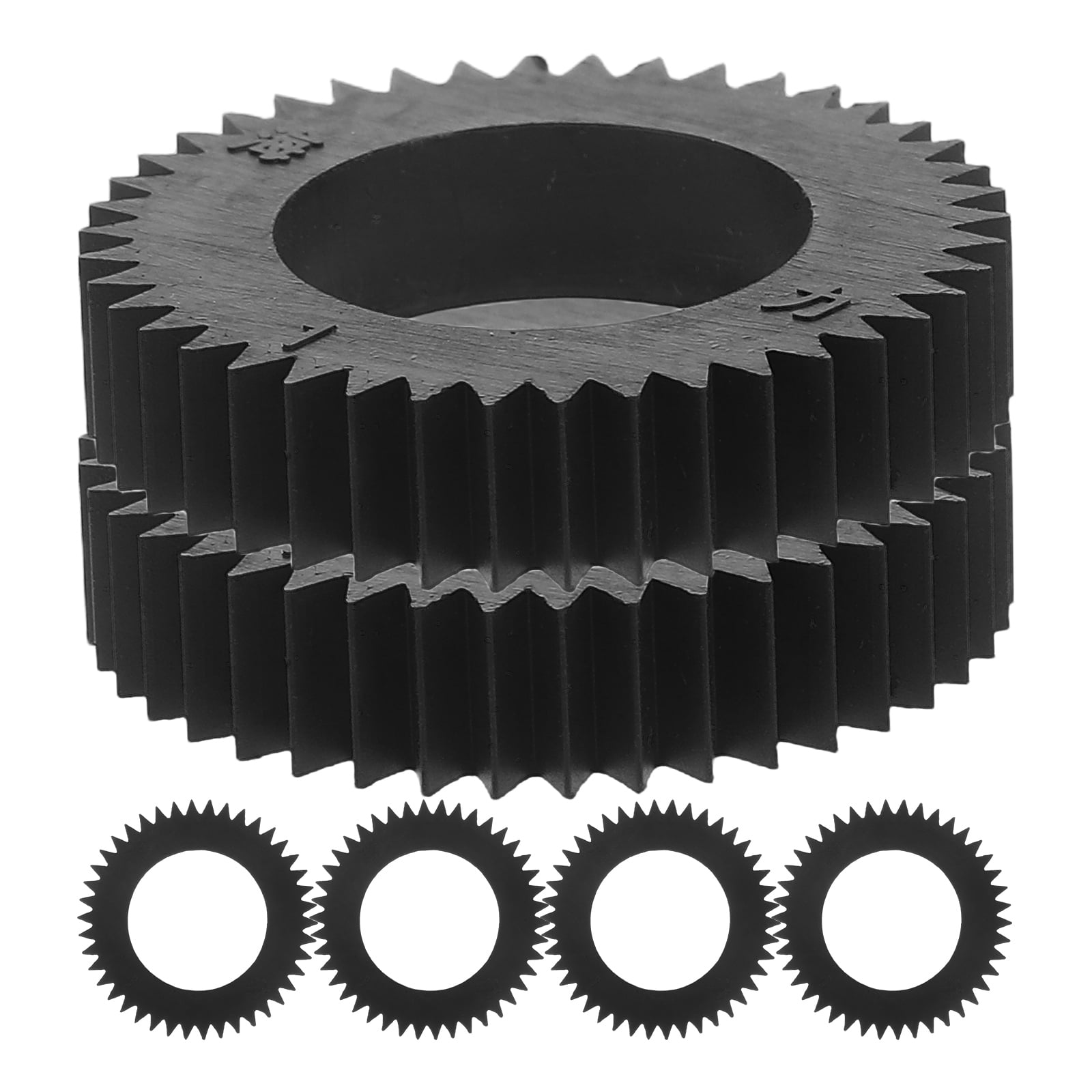 GOOHOCHY 6-Pack Black Plastic Round Wheels Replacement for Cash Counter ...