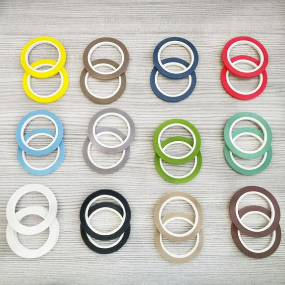 GOOHOCHY Colored Tape for Kids Assorted Color 6 Rolls per Set 0.1 x 0.04 in