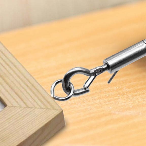 GOOHOCHY 6pcs Adjustable Hanging Wire With Hook For Picture Light Mirror Furniture Suspension Stainless Steel Cable For Secure Wall Ceiling Mounting