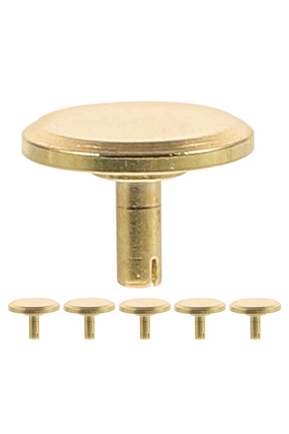 6pcs Quartz Wall Clock Second Hand Caps Copper Reusable Clock Accessories for Restaurant Home and DIY Clock Repair Projects