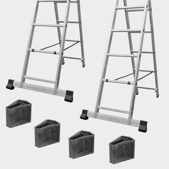 GOOHOCHY 6pcs Rubber Ladder Feet Anti Skid Covers Replacement Feet Ladder Feet Covers for Ladder