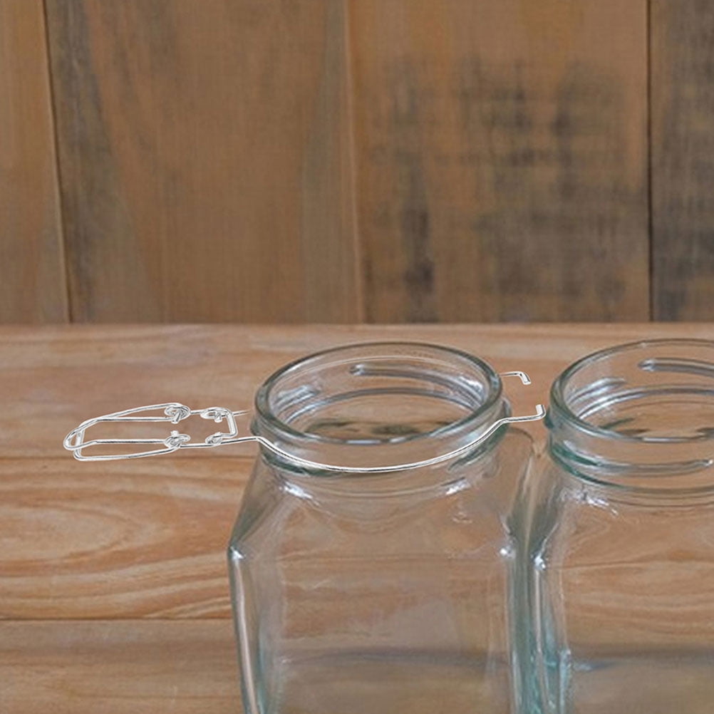 GOOHOCHY 6pcs Sealing Can Buckle Canning Jar Wire Clamp Racks Mason Jar ...