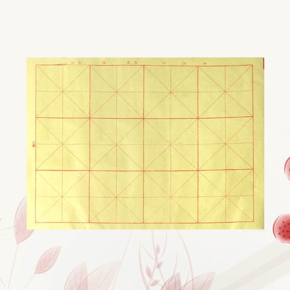 GOOHOCHY  70 Sheets Writing Calligraphy Practice Paper Yellow School Use