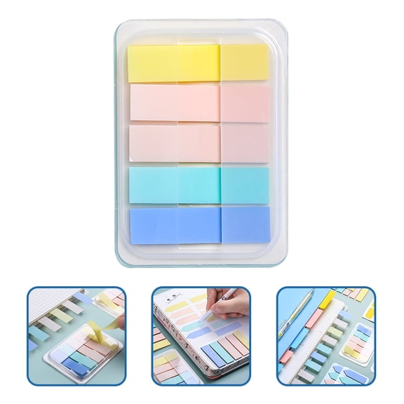 GOOHOCHY Page Markers Multi Color 700Pcs 1.77X0.47X0.0039in