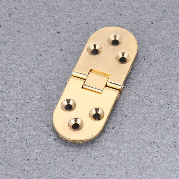 GOOHOCHY Table Flap Hinges Zinc Alloy Marine Golden 8Pcs