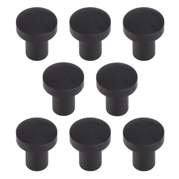 GOOHOCHY Furniture Knobs for Dresser 8Pcs Black Aluminum Alloy