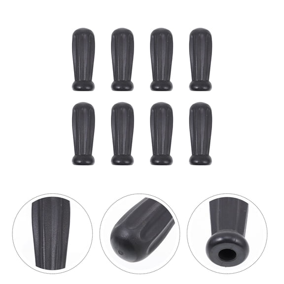 GOOHOCHY  8 Pcs Table Soccer Handle Foosball Replacement Handles Footballs