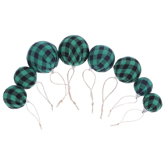 ADDHAT Cloth Balls Olive Green 8Pcs 1.6In