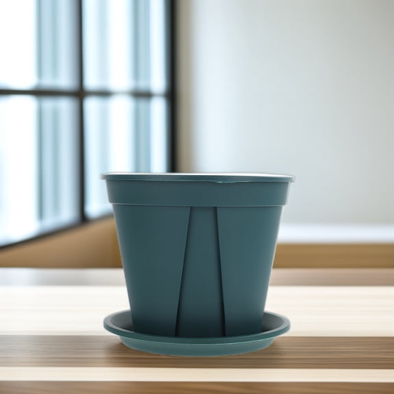 GOOHOCHY 8 Sets Root Control Pot Garden Planting Pots Planter Nursery Green