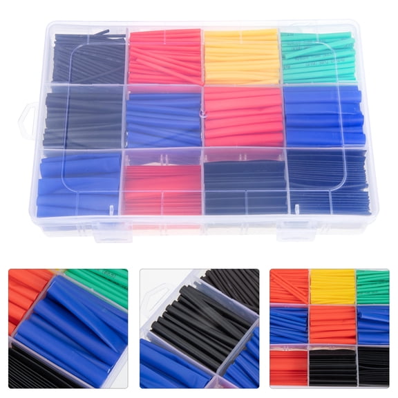 GOOHOCHY 800 Pcs Colored Heat Shrink Tube Wire Wrap Tubing Insulated