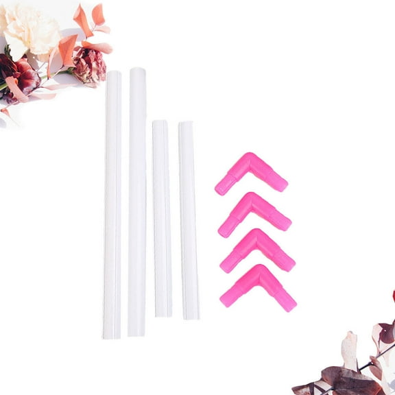 GOOHOCHY 8Pcs Embroidery Frame Embroidery Fixed Frame for Artisans Handiwork Assorted Color