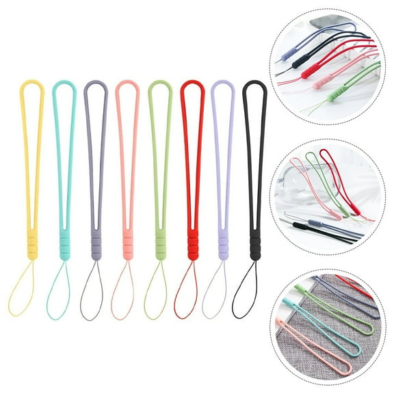 GOOHOCHY Phone Straps Phone Lanyard Assorted Color 8Pcs 7.7X0.1X0.1In