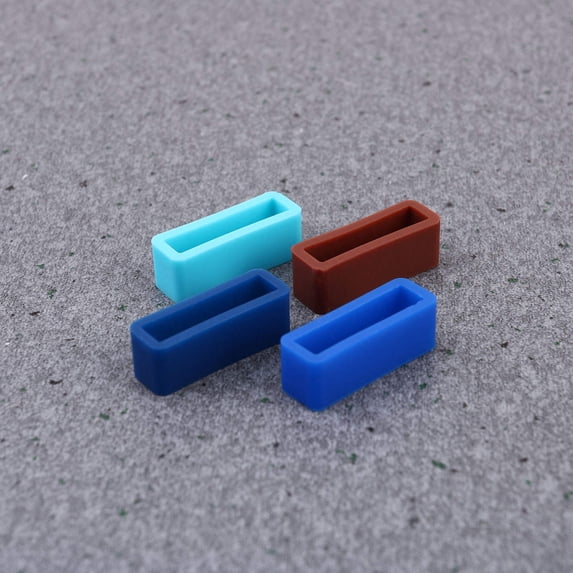 GOOHOCHY 8Pcs Watch Strap Loops Dark Blue Color for Professional and Practical Use