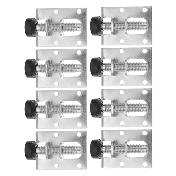 GOOHOCHY 8pcs Furniture Leg Levelers Adjustable Steel Leveling Feet For Cabinets And Workbenches Adjustable Table Feet Levelers For Home Furniture And Office Desks Size S