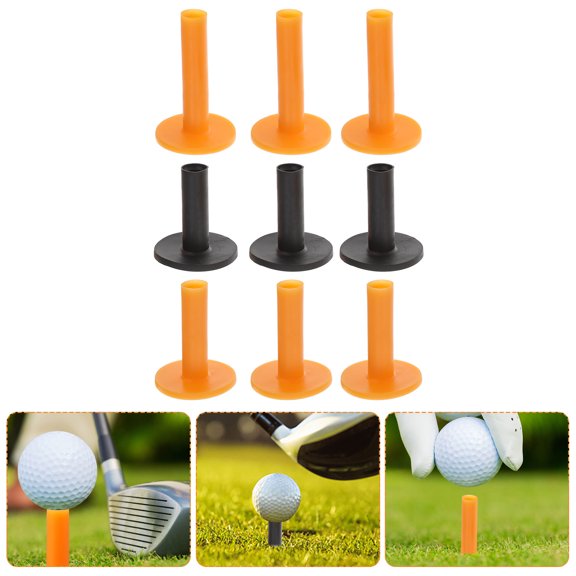 GOOHOCHY 9 Pcs Training Golf Balls Holder Convenient Tees