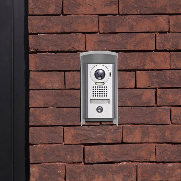 GOOHOCHY White Doorbell Cover Protector for Access Control Devices, Weatherproof Security Shield for Outdoor Use
