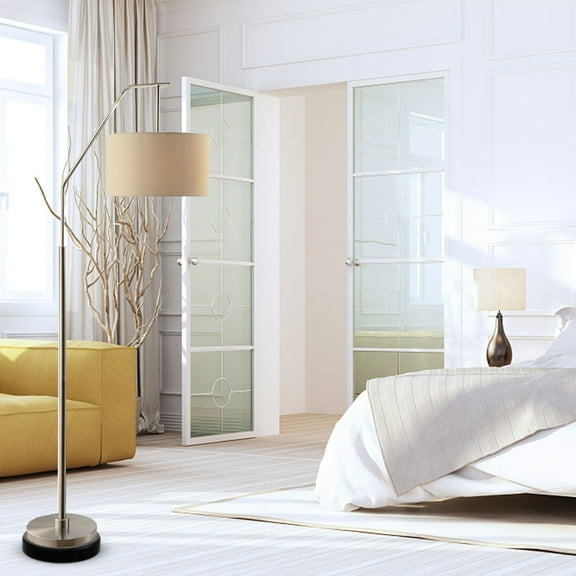 GOOHOCHY Desk Light Base for Lamp Accessories Black Metal Round 1Pack