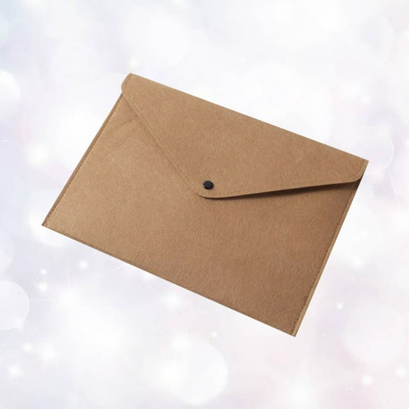 GOOHOCHY Classic Design File Folder Felt 1Set Document Storage