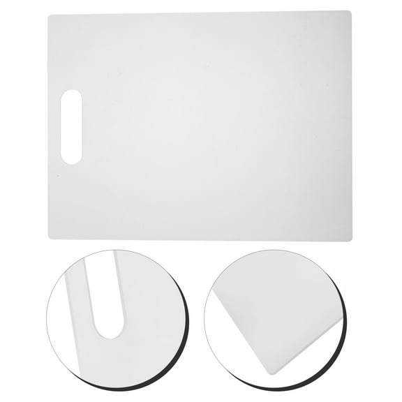 GOOHOCHY Acrylic Cutting Board for Home Use Clear Reusable with Non Slip Design Large Size 11.8x7.8 Inches