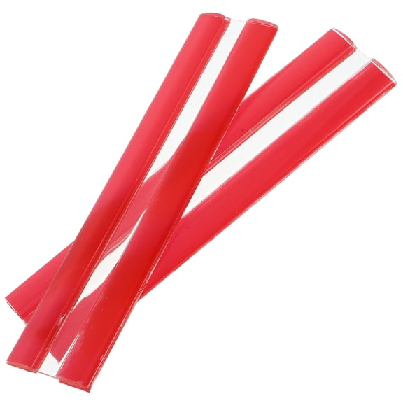 GOOHOCHY Acrylic Self Adhesive Hinges for DIY Use Red Color Durable and Reliable Small Size