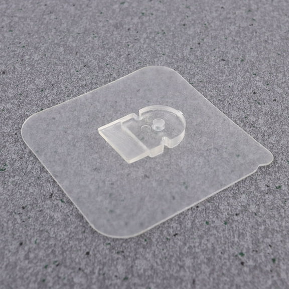 GOOHOCHY Adhesive Hooks for Hanging Framed Pictures on Various Walls Waterproof and Invisible White Plastic Hooks 0.5in