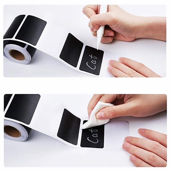 GOOHOCHY Adhesive Labels Waterproof Sticker Easy to Write Stickers Marking