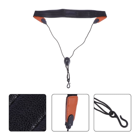 GOOHOCHY  Adjustable Sax Musical Instrument Belt Unisex Saxophone Strap Flexible