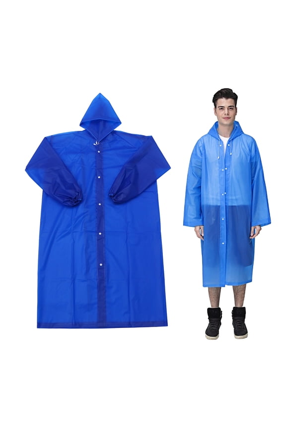 Adult Transparent Raincoat Fishing Water Ride Man