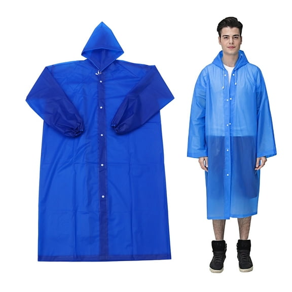 GOOHOCHY Adult Transparent Raincoat Fishing Water Ride Man