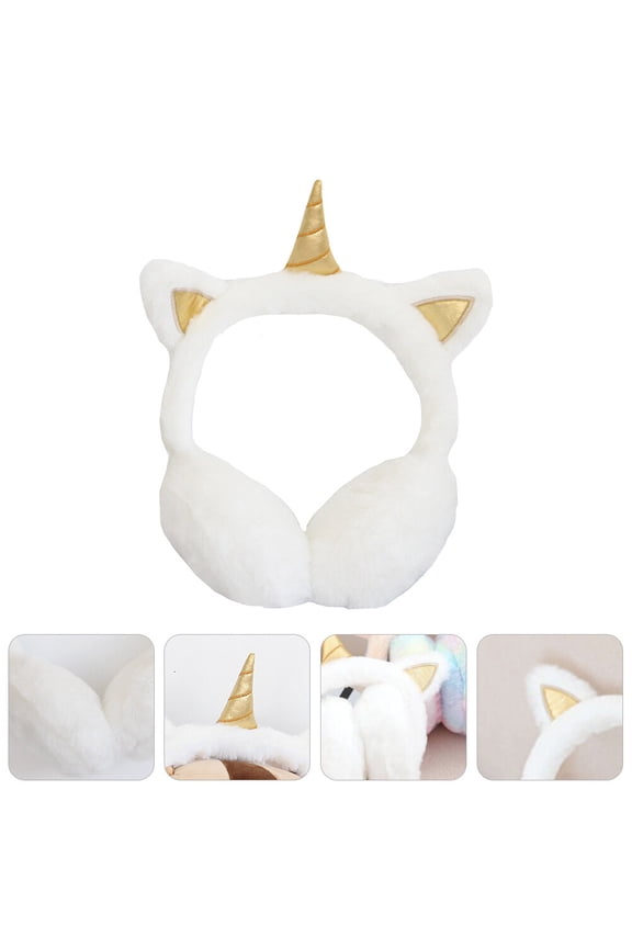 Soft Plush Earmuffs for Winter Warmth, 1 Pack Cozy and Comfortable Ear Warmers, Casual Cold Weather Accessories