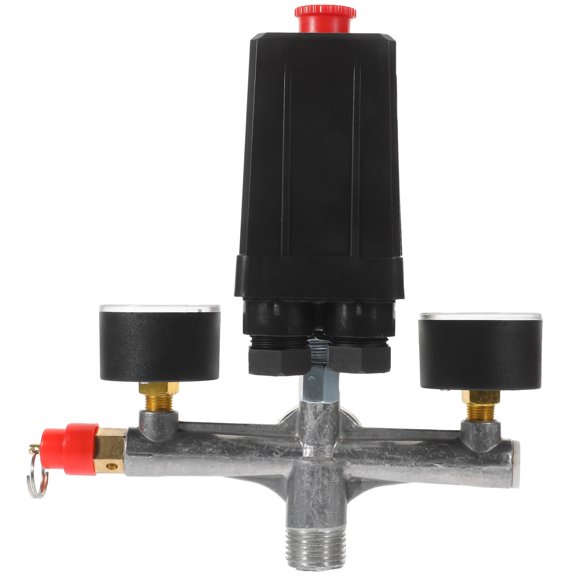 GOOHOCHY  Air Pressure Regulator Gauge with Barometers Switch Bracket