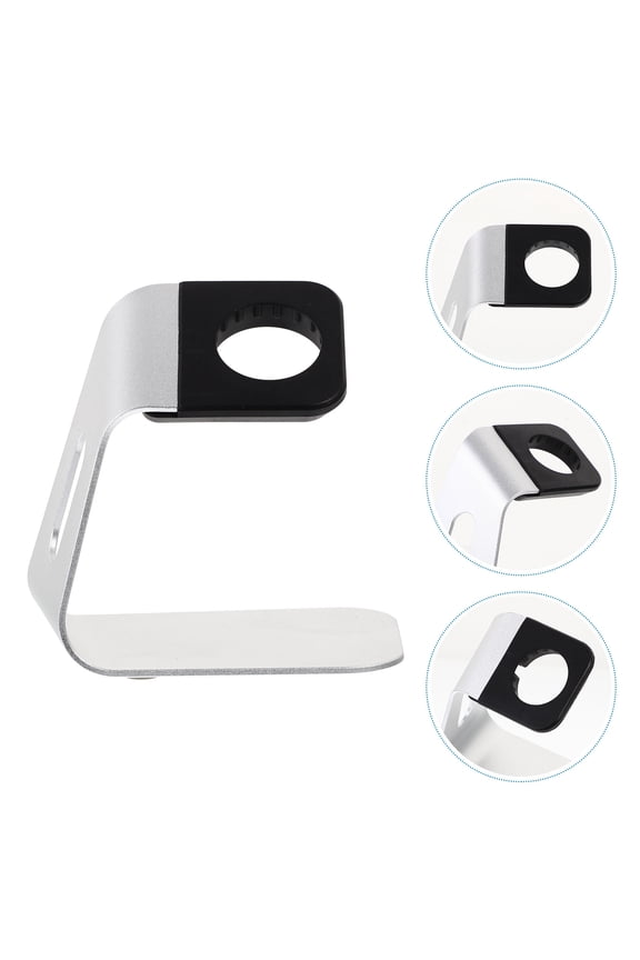 Aluminium Alloy Stand Charging Support Stand Holder for Watch (Silver)